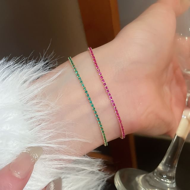 Calafa-Rhinestone Bracelet