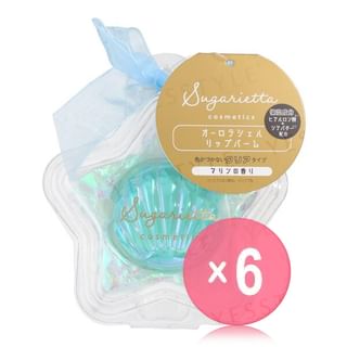 SHOBIDO - Aurora Shell Lip Balm Mint Blue Marine (x6) (Bulk Box)