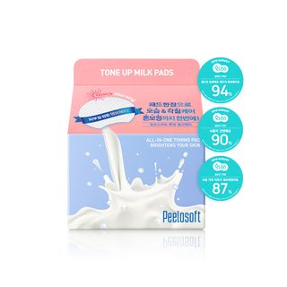 MAKEheal - Peelsoft Tone Up Milk Pad