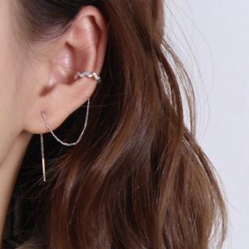 Kokyu - Rhinestone Threader Earring | YesStyle