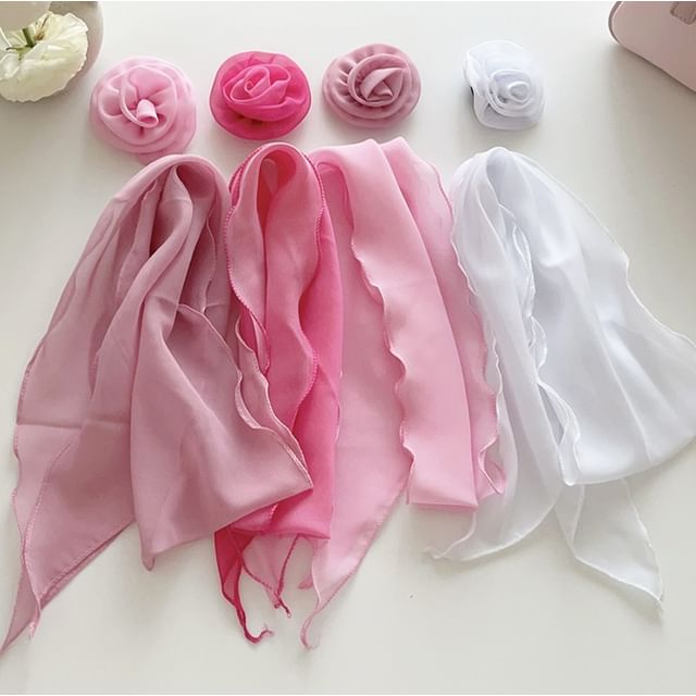 Porstina-Plain Narrow Scarf