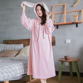 pyjama hoodie dress