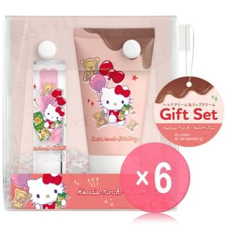 CRUX - Sanrio Hello Kitty x Lotte Koala's March Lip & Hand Cream Gift Set (x6) (Bulk Box)