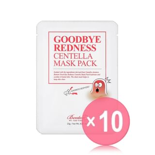 Benton - Goodbye Redness Centella Mask Pack (x10) (Bulk Box)