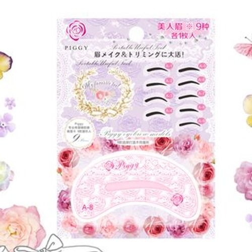 Piggy House Eyebrow Stencil YesStyle