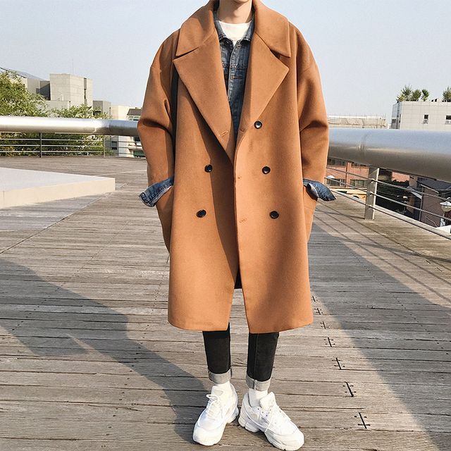 Ninine - Double-Breasted Coat | YesStyle