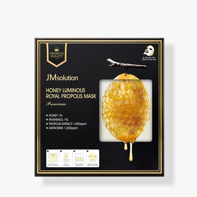 JMsolution-Honey Luminous Royal Propolis Mask Set Premium