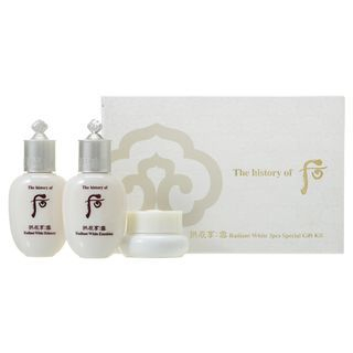 THE WHOO - Radiant White 3pcs Special Gift Kit: Seol Radiant White Balancer 20ml + Emulsion 20ml + Moisture Cream 4ml