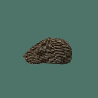 houndstooth newsboy cap