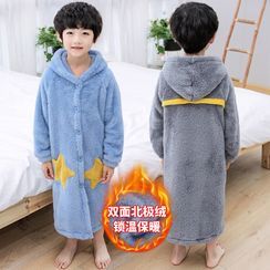 PAM - Kids Hooded Fleeced Pajama Robe PAM - Kids Hooded Fleeced Pajama Robe