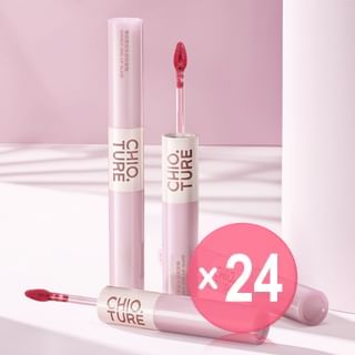 CHIOTURE - Dual-Ended Double Effect Liquid Lipstick - 5 Colors (x24) (Bulk Box)