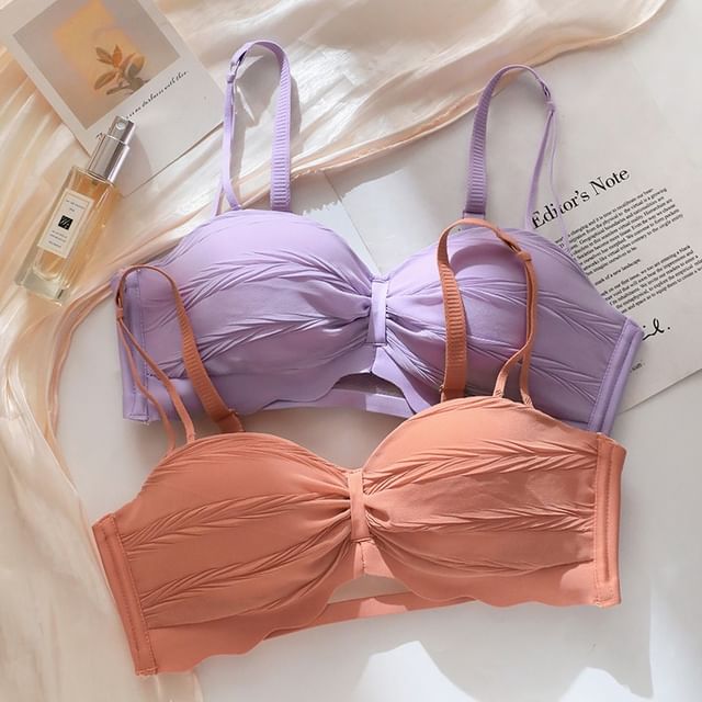 Gecko-Set of 2 Plain Wireless Bra