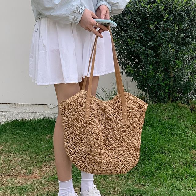 TangTangBags-Straw Tote Bag