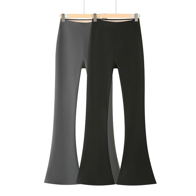 Asiris-High Rise Flared Jeans