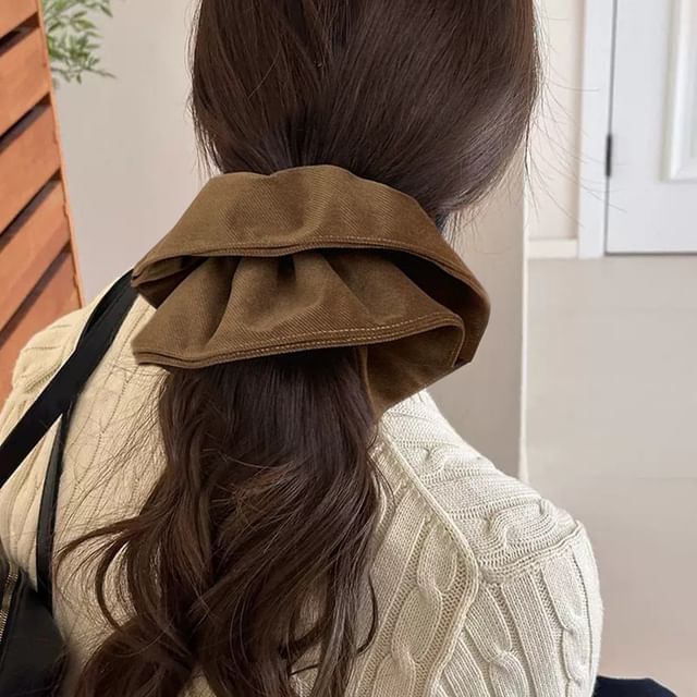 Mentosi-Plain Corduroy Scrunchie