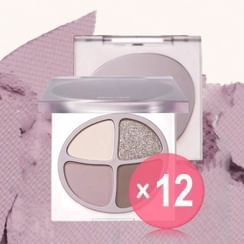 JOOCYEE - Four-color Eyeshadow Palette - F13 Taro Nude (x12) (Bulk Box)