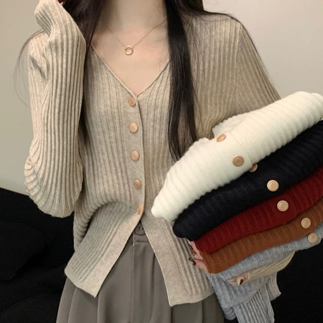 Moon city 2024 puff sleeve cardigan