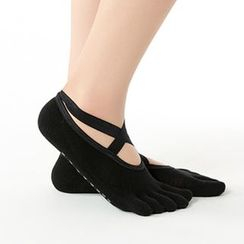 AUM - Full Toe Yoga Grip Socks