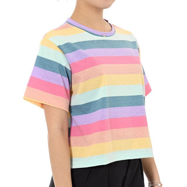 Sancus-Short-Sleeve Striped T-Shirt