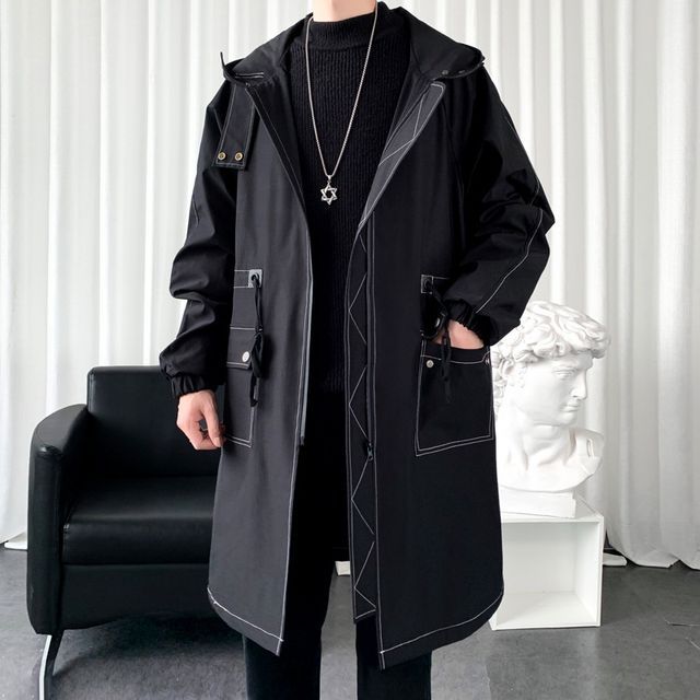 fleece lined trench coat