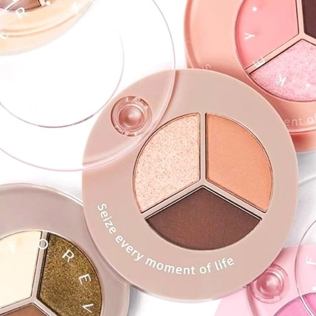 FOREVER KEY-3 Colors Eyeshadow Palette - E02 Texture