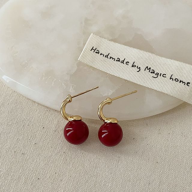 Panda Dama-Bead Drop Earring