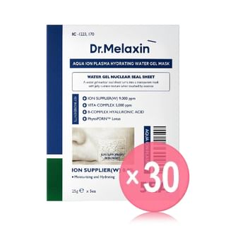 Dr.Melaxin - Aqua Ion Plasma Hydrating Water Gel Mask Set (x30) (Bulk Box)
