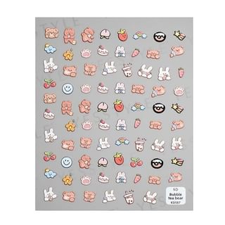 MEKO - Embossed Nail Stickers F