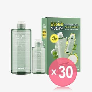 Farmstay - Tea Tree Biome Calming Cleansing Water Set (x30) (Bulk Box)