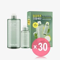 Farmstay - Tea Tree Biome Calming Cleansing Water Set (x30) (Bulk Box)