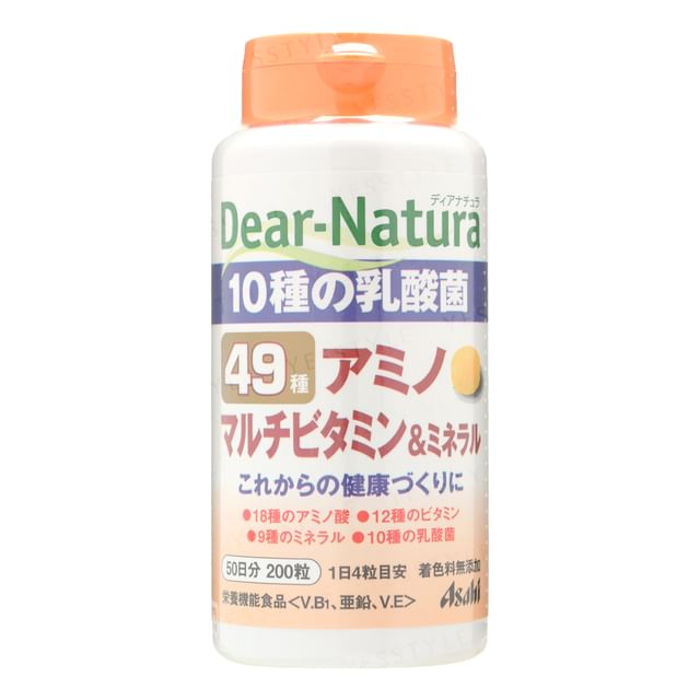 Asahi-Dear-Natura 49 Amino Multivitaminas Minerais