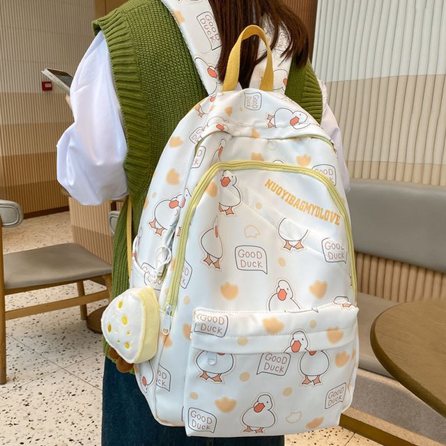 multi pocket backpack purse