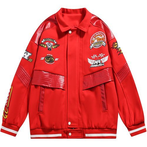 Appliqué hot sale biker jacket