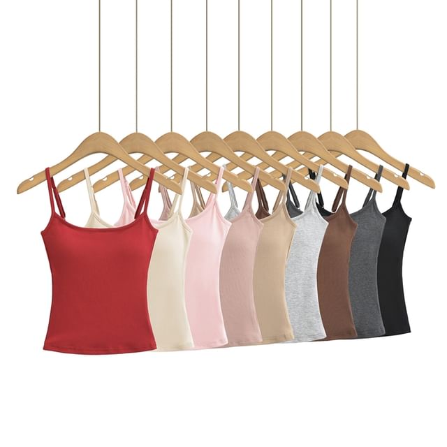 Ulark-Plain Camisole Top