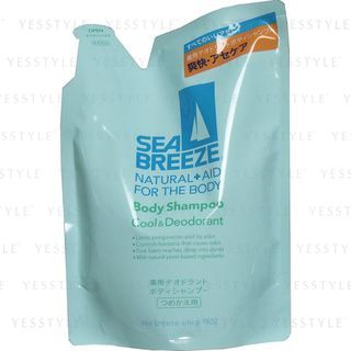 Shiseido - Sea Breeze Natural+Aid Body Shampoo Cool & Deodorant Refill