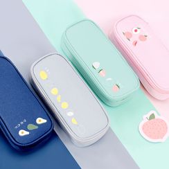 Cute Essentials - Fruit Print Canvas Pencil Case Cute Essentials - Fruit Print Canvas Pencil Case