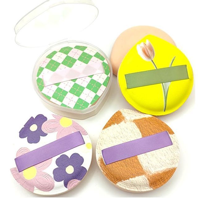 Sweetpourin Print Powder Puff with Case (Various Designs) YesStyle