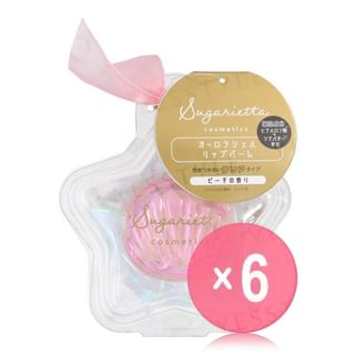 SHOBIDO - Aurora Shell Lip Balm Pink Peach (x6) (Bulk Box)