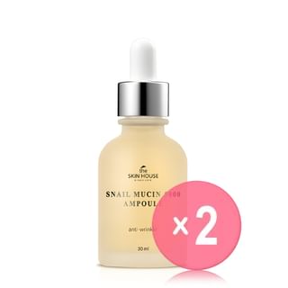 the SKIN HOUSE - Snail Mucin 5000 Ampoule 2pcs Bundle Set