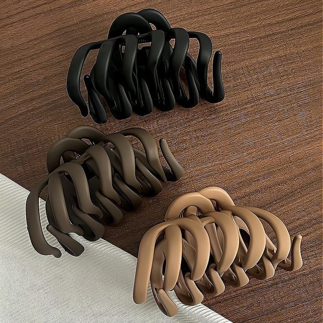enthice-Plain Plastic Hair Claw