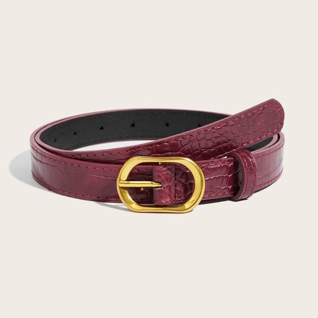 Rofuka-Faux Leather Belt