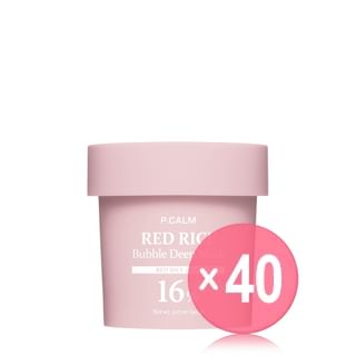P.CALM - Red Rice Bubble Deep Mask (x40) (Bulk Box)