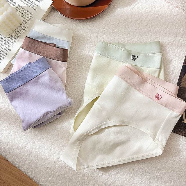 Pancherry-Contrast Trim Panties