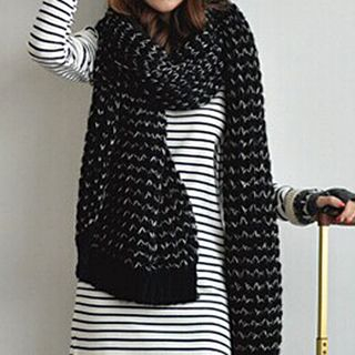 Rita Zita-Chunky Knit Scarf