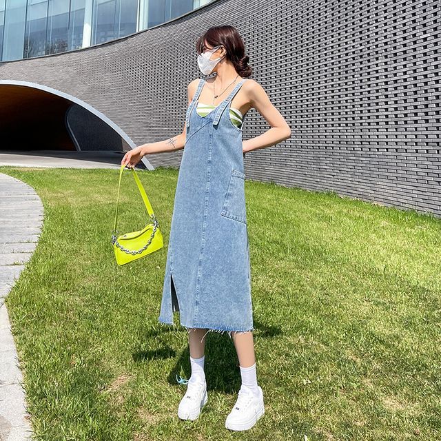 white christmas dresses Ora Pinafore Dress