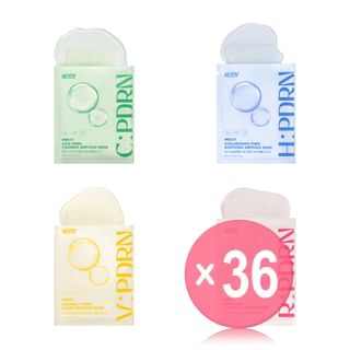 MERZY - PDRN Ampoule Mask Set - 4 Types (x36) (Bulk Box)