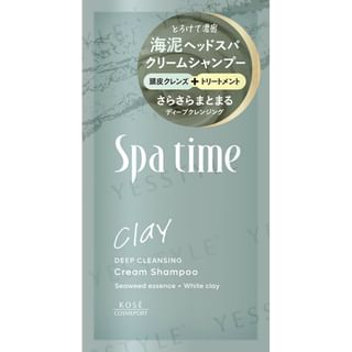 Kose - Spa Time Clay Cream Shampoo Deep Cleansing Sachet