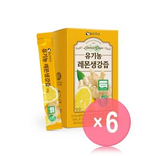 BOTO - Lemon & Ginger (x6) (Bulk Box)