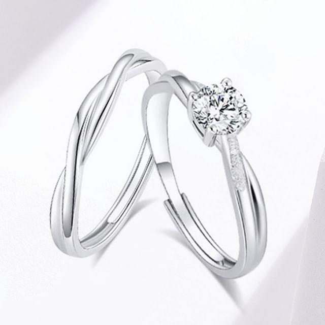 Tinseltown-Couple Matching Metal Ring