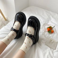 Snowflick - 厚底船跟瑪麗珍鞋 Snowflick - 厚底船跟瑪麗珍鞋